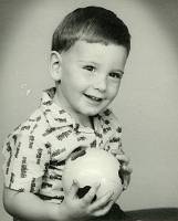  Favorite train shirt, photographer's silly ball.