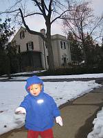  Mittens have been in mud.