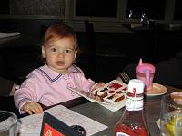  Wearing Valentine's Dress from Nana & Papa