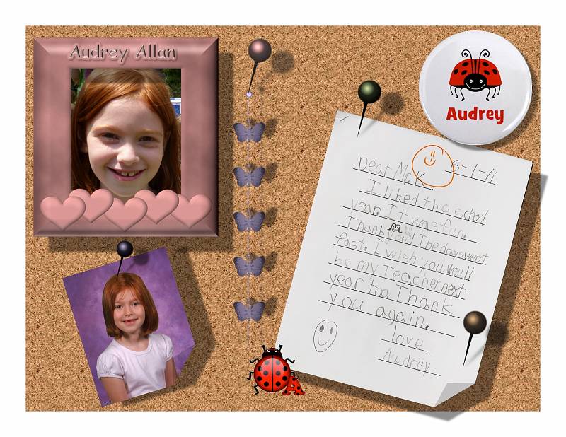 Audrey's Page for Mr. K's book created by Maria Jose Sasot