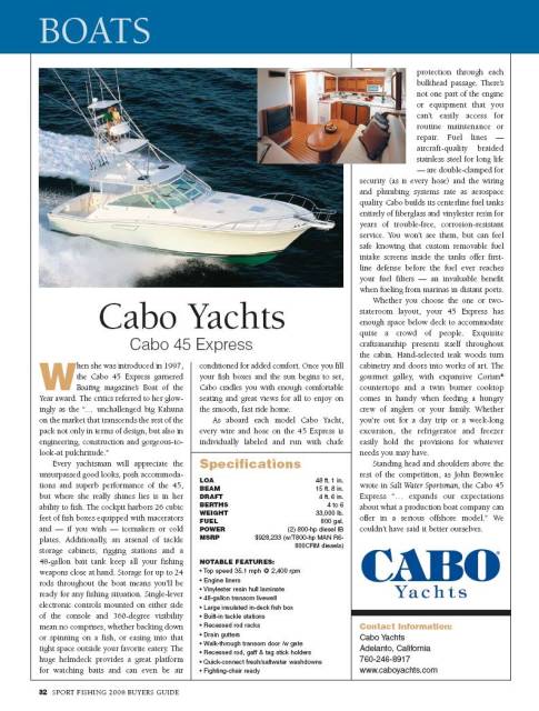 Cabo 45 Express Review 