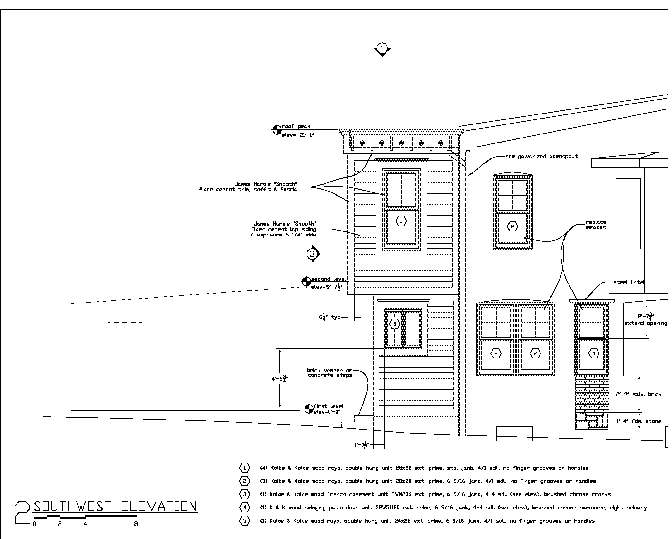 102 Southwest Elevation
