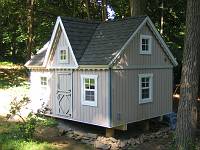 Dormer window has muntins to match other windows.