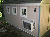  Air conditioning! Light sensor is above it.