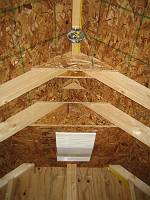  Ceiling will be exposed so lighting and and fan as discrete as possible.